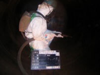 下地処理（サンドブラスト）